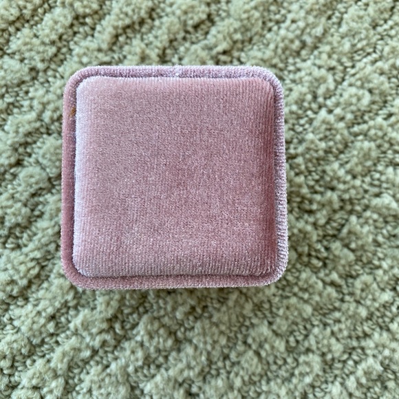 White Gold and Moissanite 3-Stone Engagement Ring - Picture 9 of 9